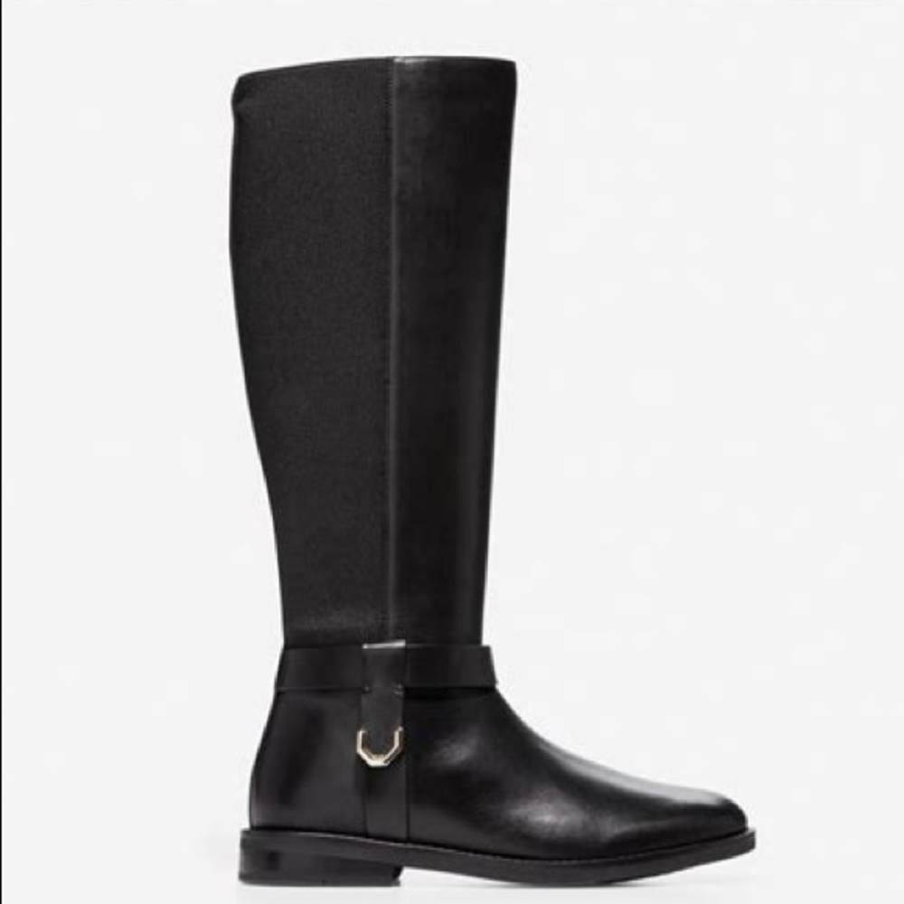 👑Cole Haan Camry Riding Boot - black